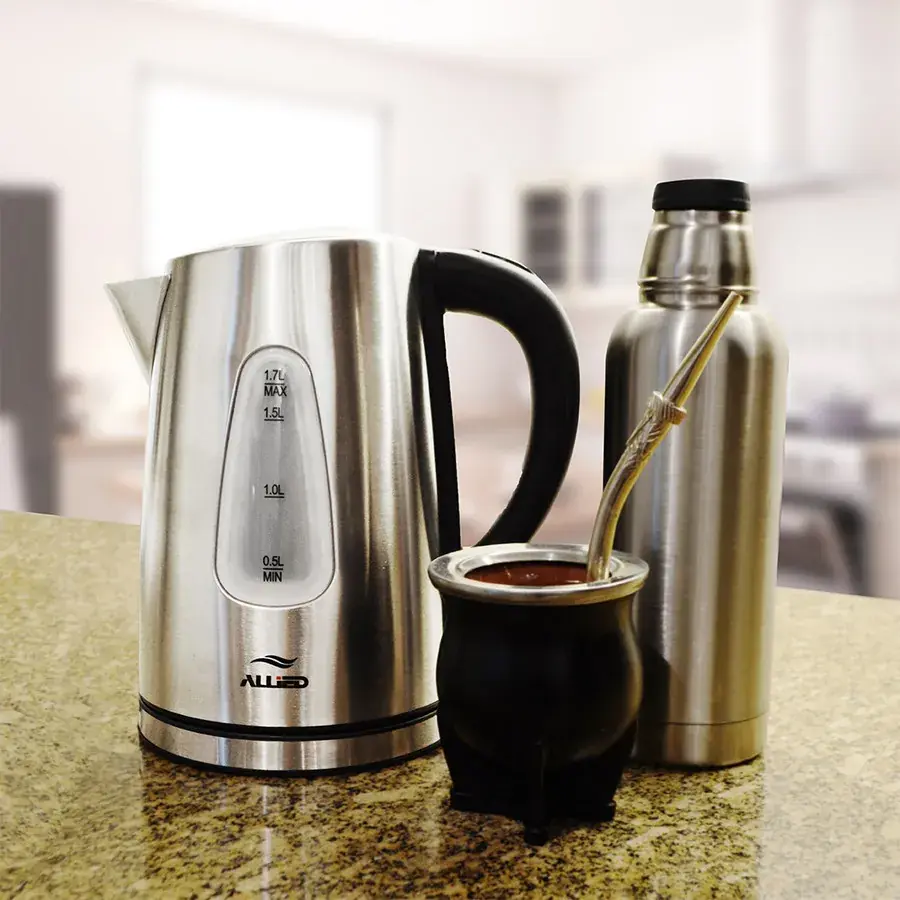 Jarra Eléctrica Premium Allied Acero Inox 1.7 Litros