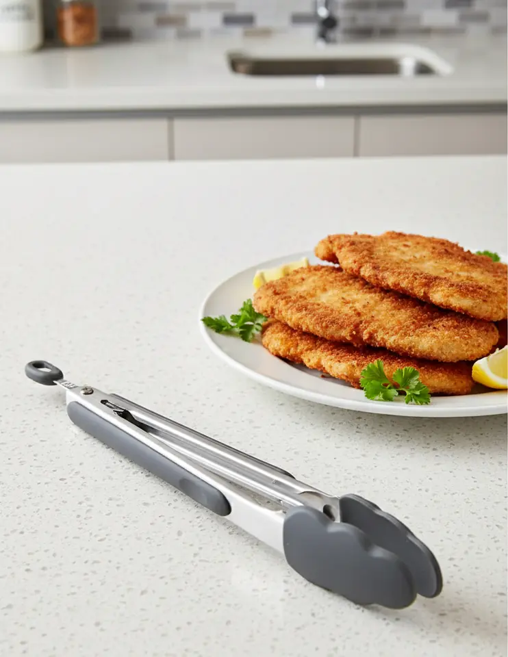 Pinza Multiuso Hudson Gourmet Mango Antideslizante Silicona