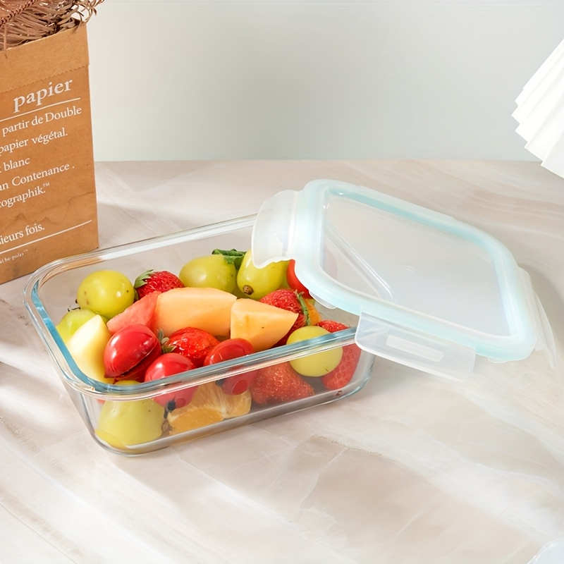 Tupper rectangular vidrio 410ml
