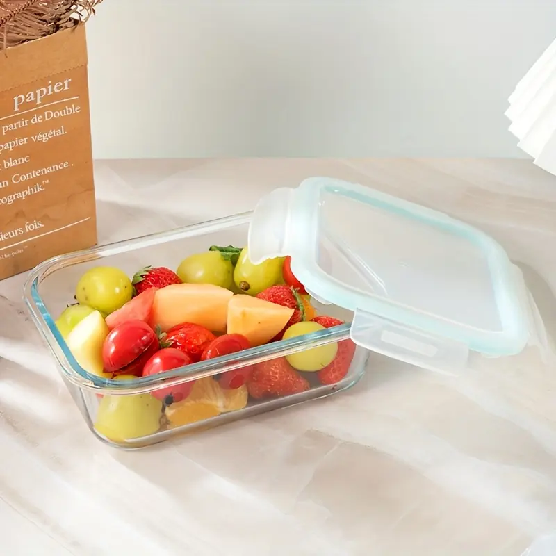 Tupper rectangular vidrio 410ml
