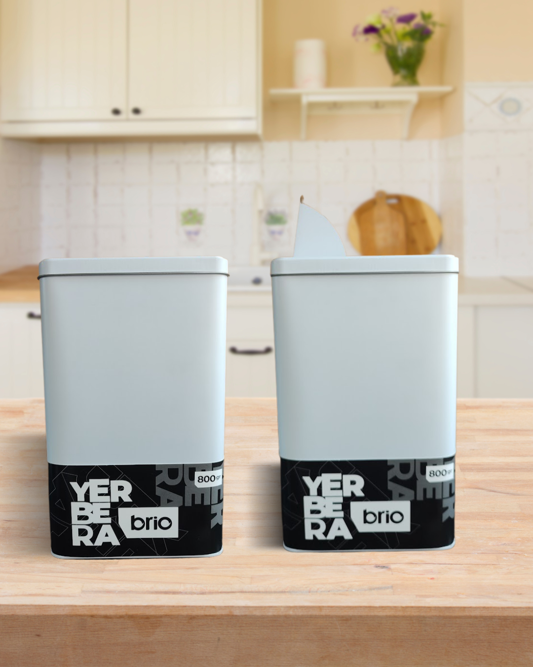 Yerbera rectangular Brio 800g