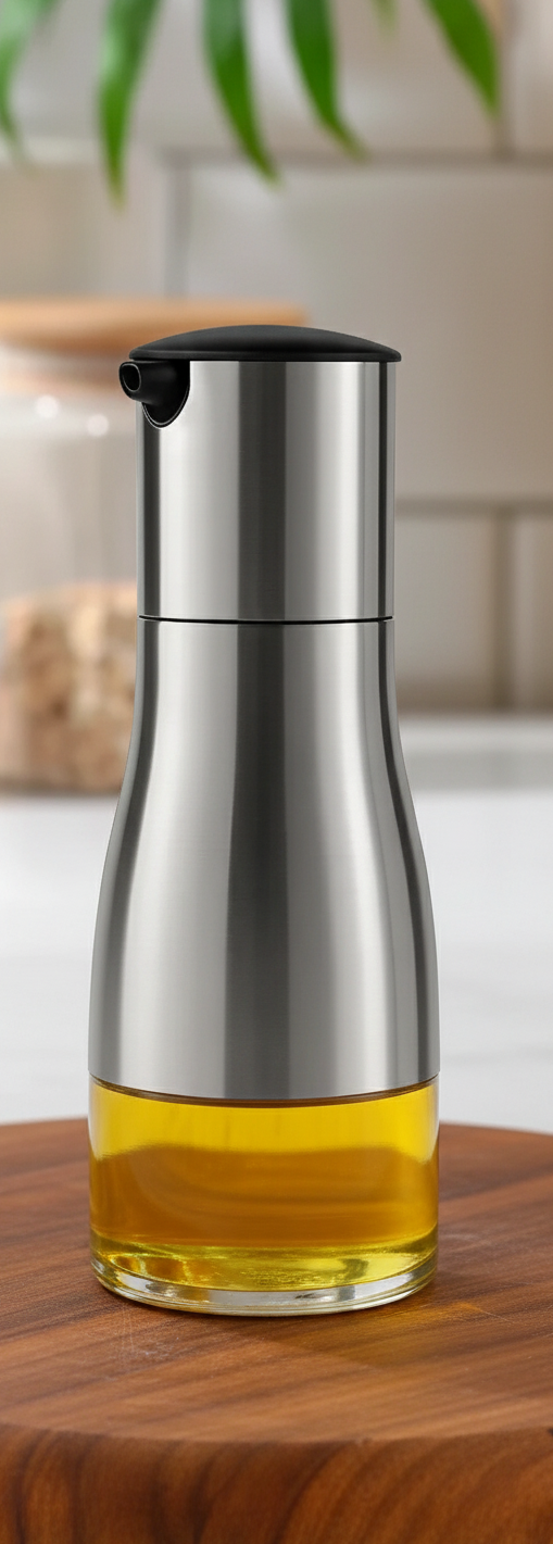 Aceitera/vinagrera Acero Inox Y Vidrio 250ml