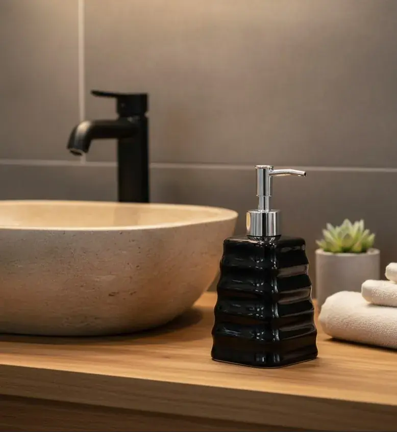 Dispensador de jabon en ceramica