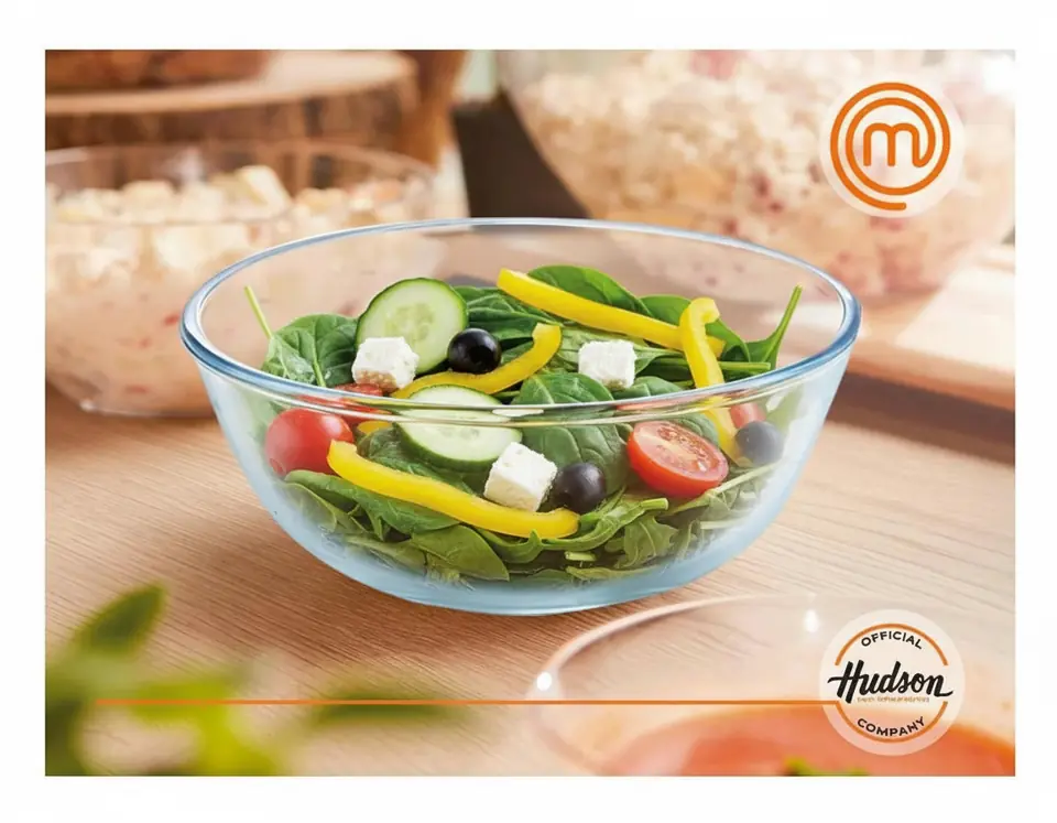 Ensaladera Bowl De Vidrio Hudson 23 X 11 Cm