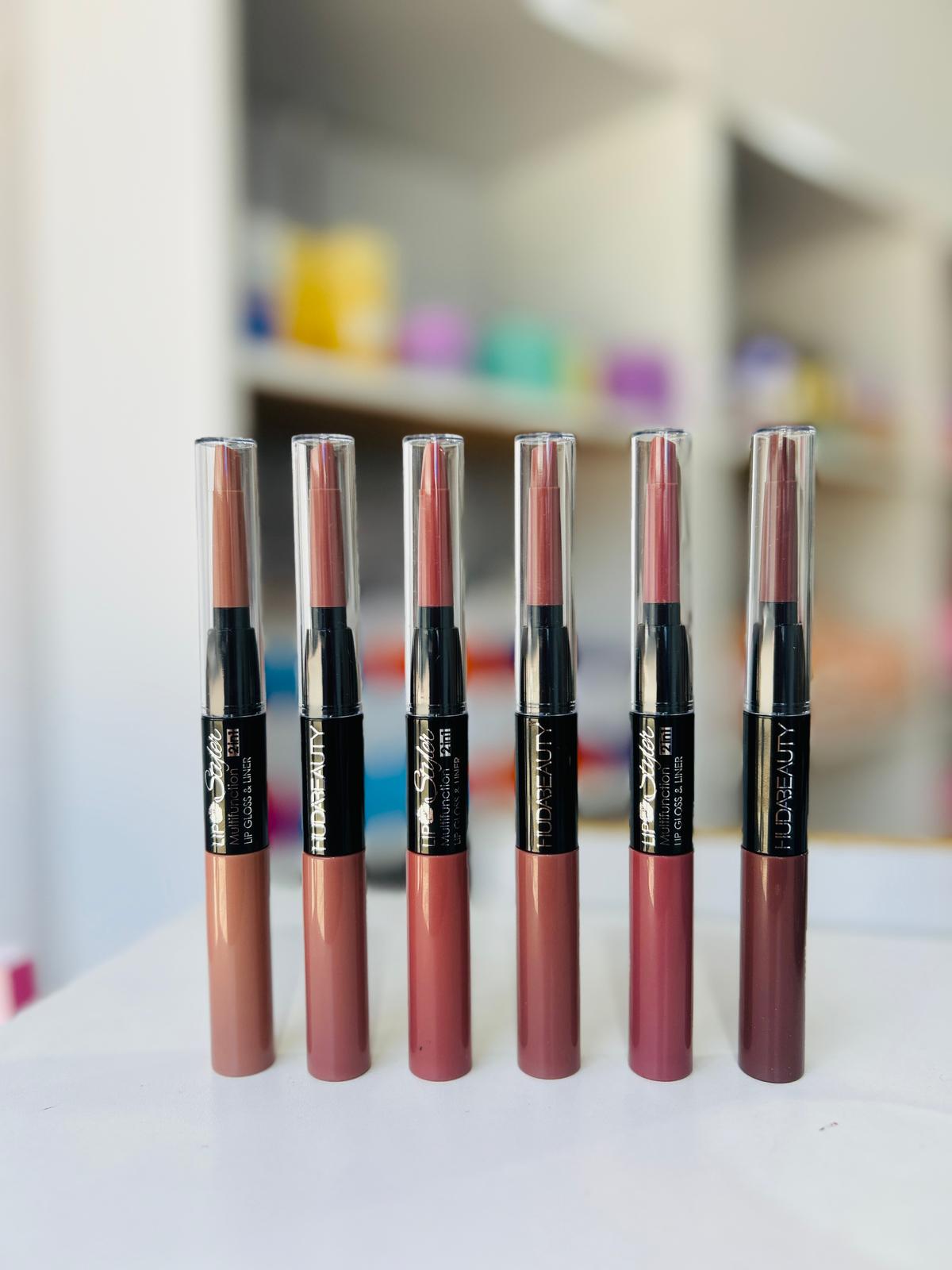 Labial duo delineador y labial matte