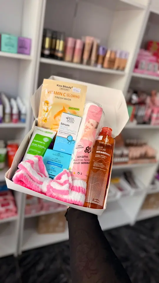 Box de skincare y doble limp.