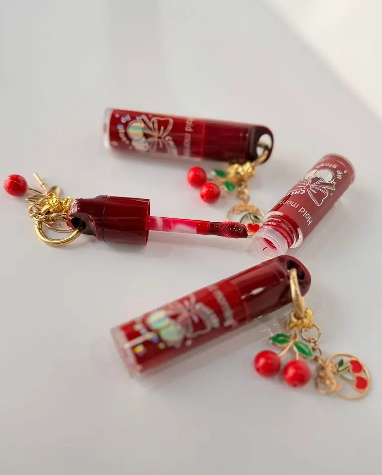 Gloss llavero de cereza