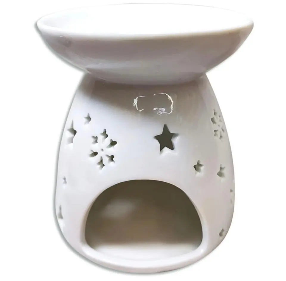 Hornito Aromatizador de Cerámica – Diseño Estrellas