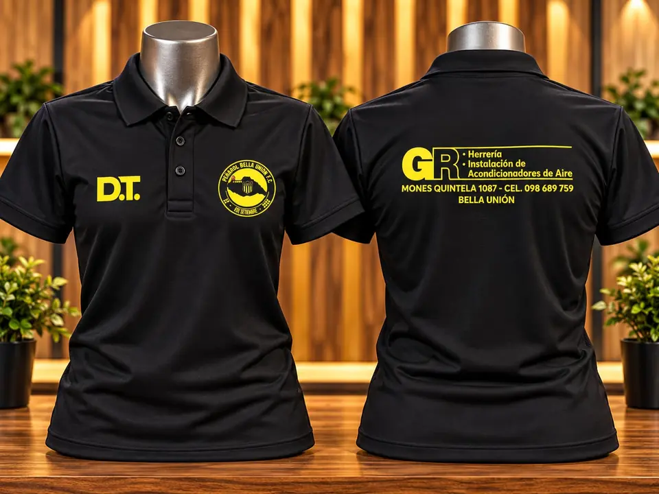Remeras  Tipo Poli personalizadas