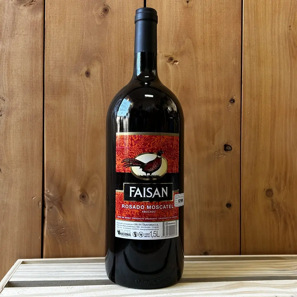 Vino FAISAN Rosado Moscatel 1,5L