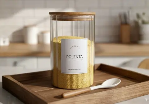 Bollón de vidrio con tapa de bambú 900ml