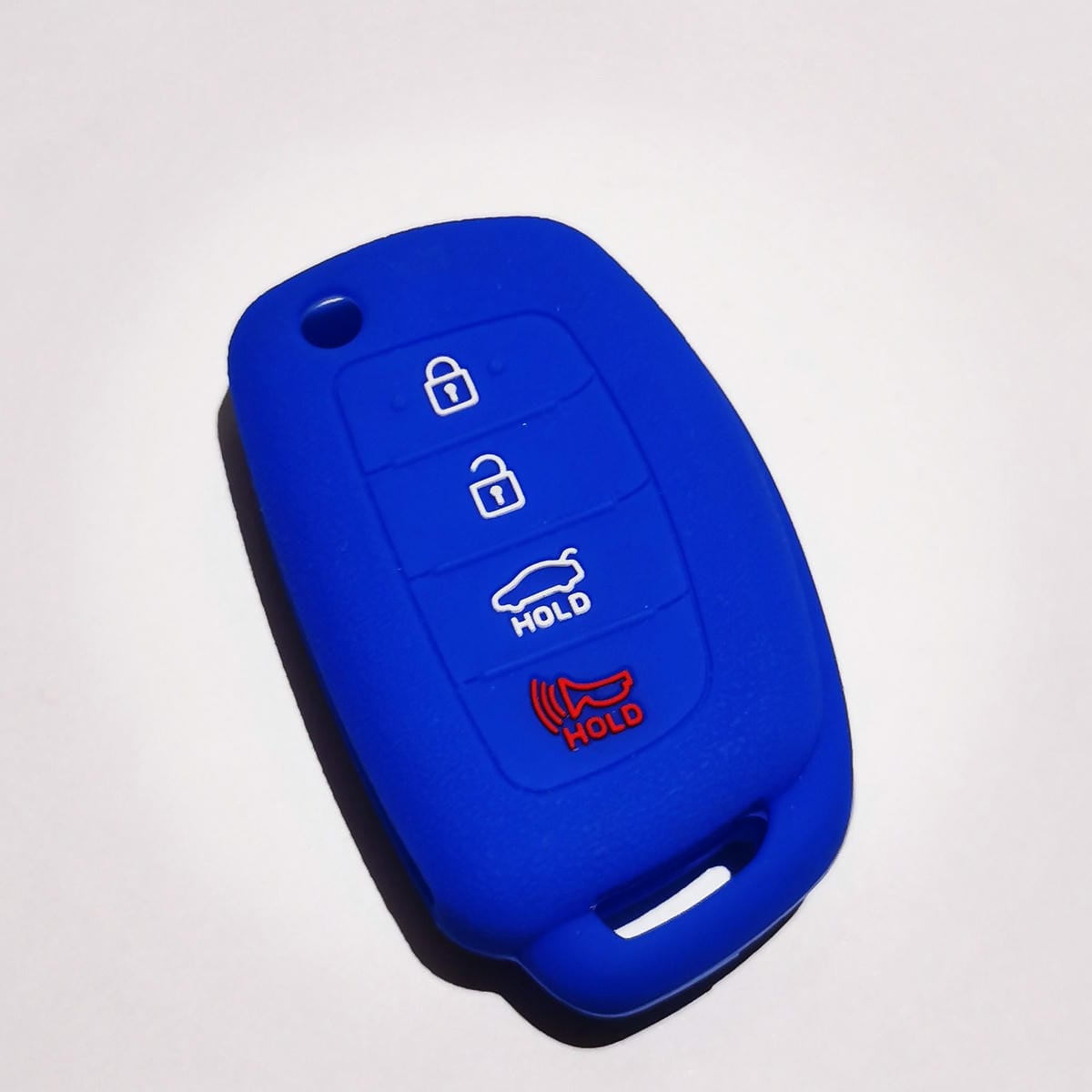Protector de Silicona Hyundai - 4 botones azul-
