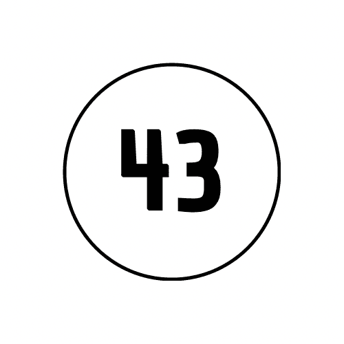 43 EUR