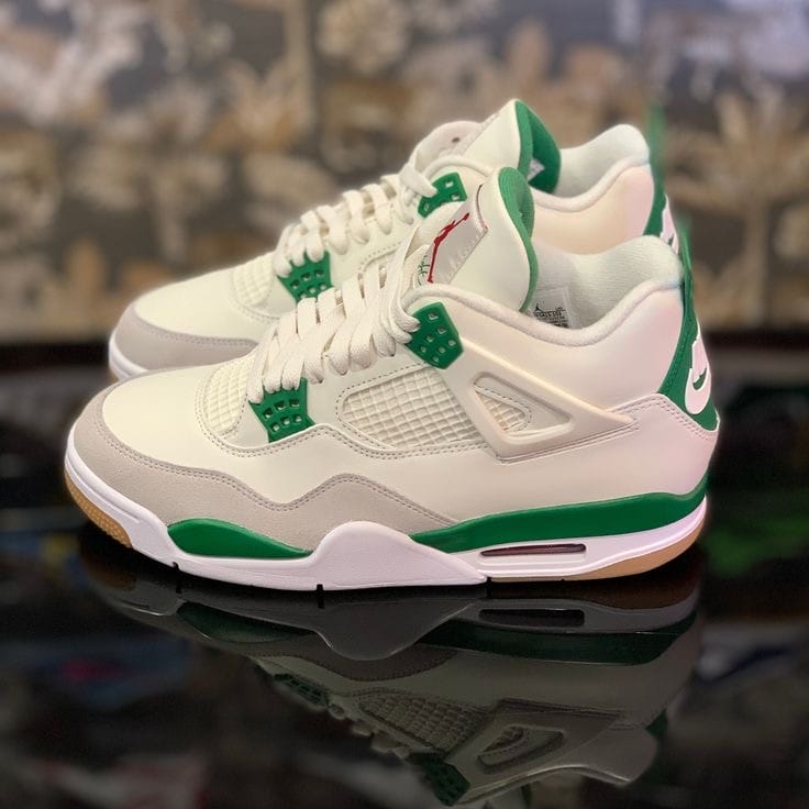 Jordan Retro 4 Military Green