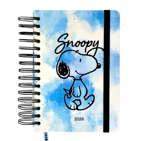 Agenda Mooving Personajes 2026 Snoopy