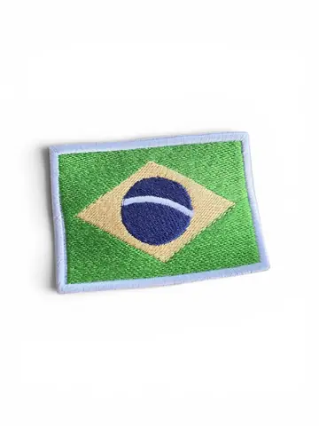 Bandera de Brasil parche