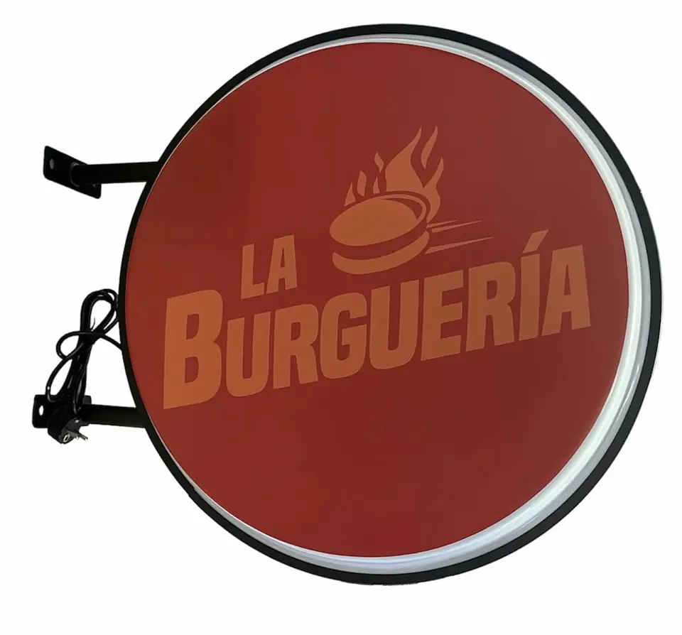 Luminoso Led Redondo Doble Faz