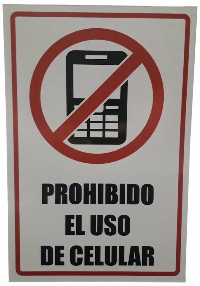 Prohibido Celular (en Rigido)