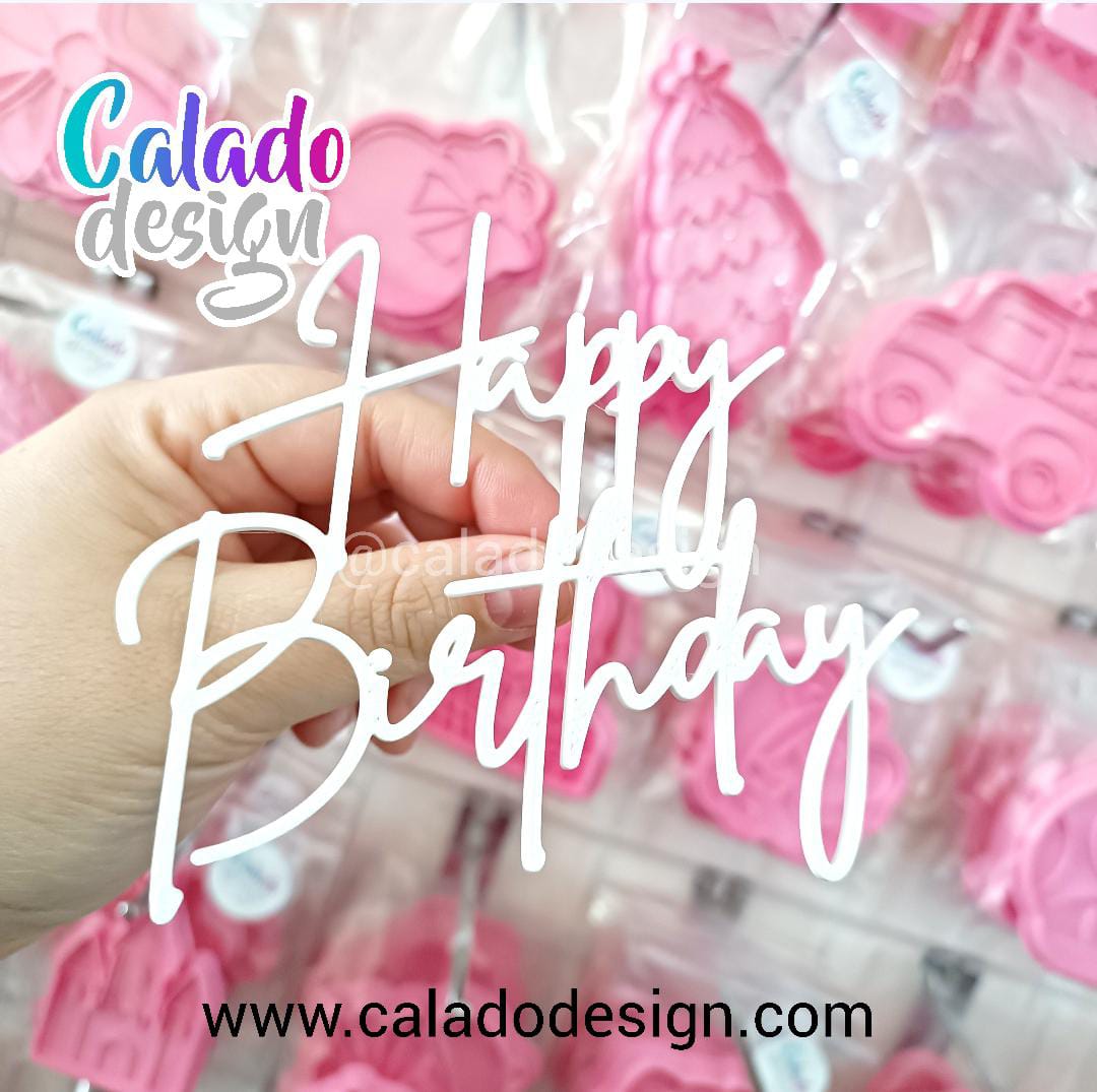 Happy Birthday con pincho hacia atrás