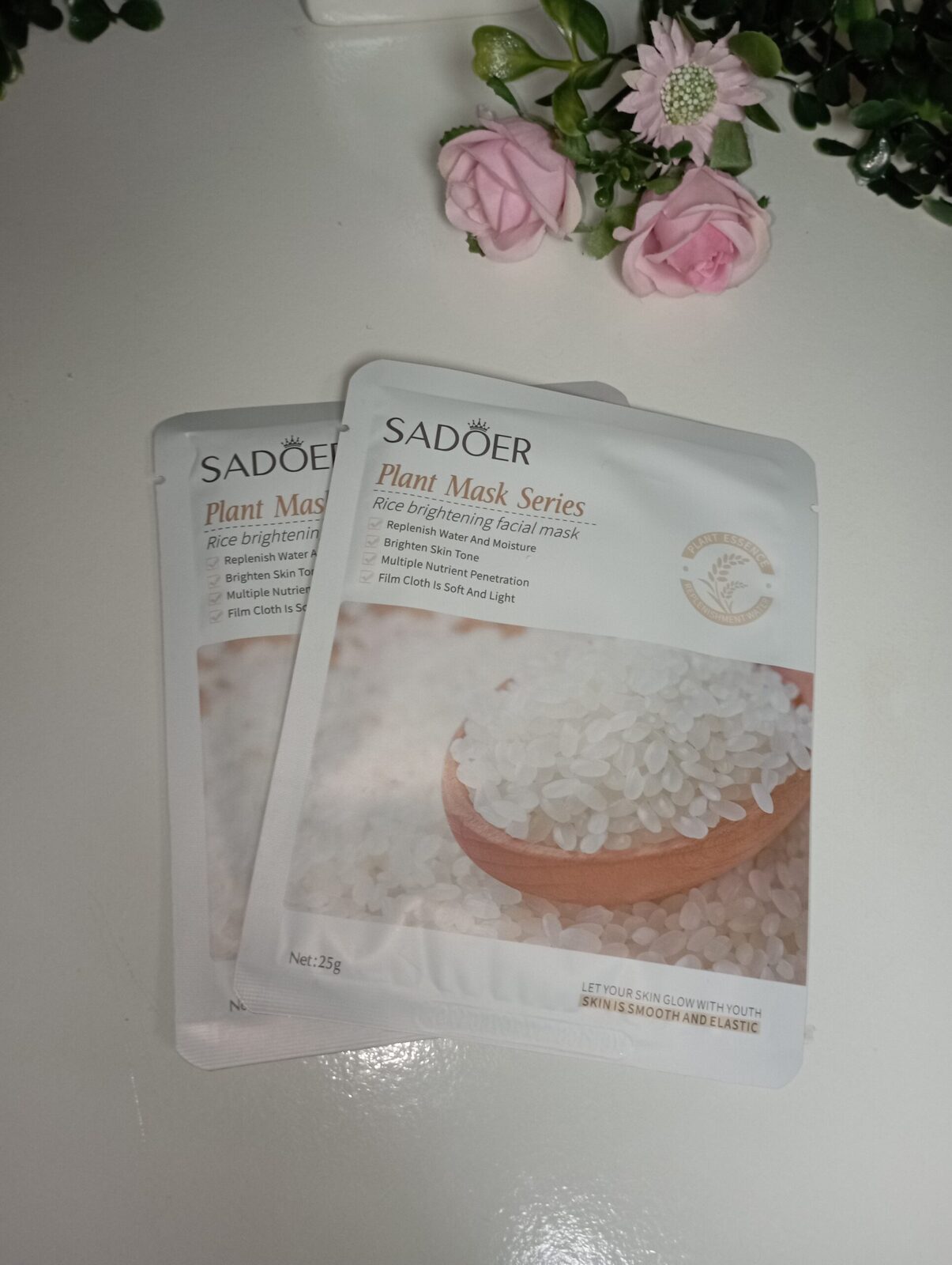 Mascarilla Facial Iluminadora de Arroz