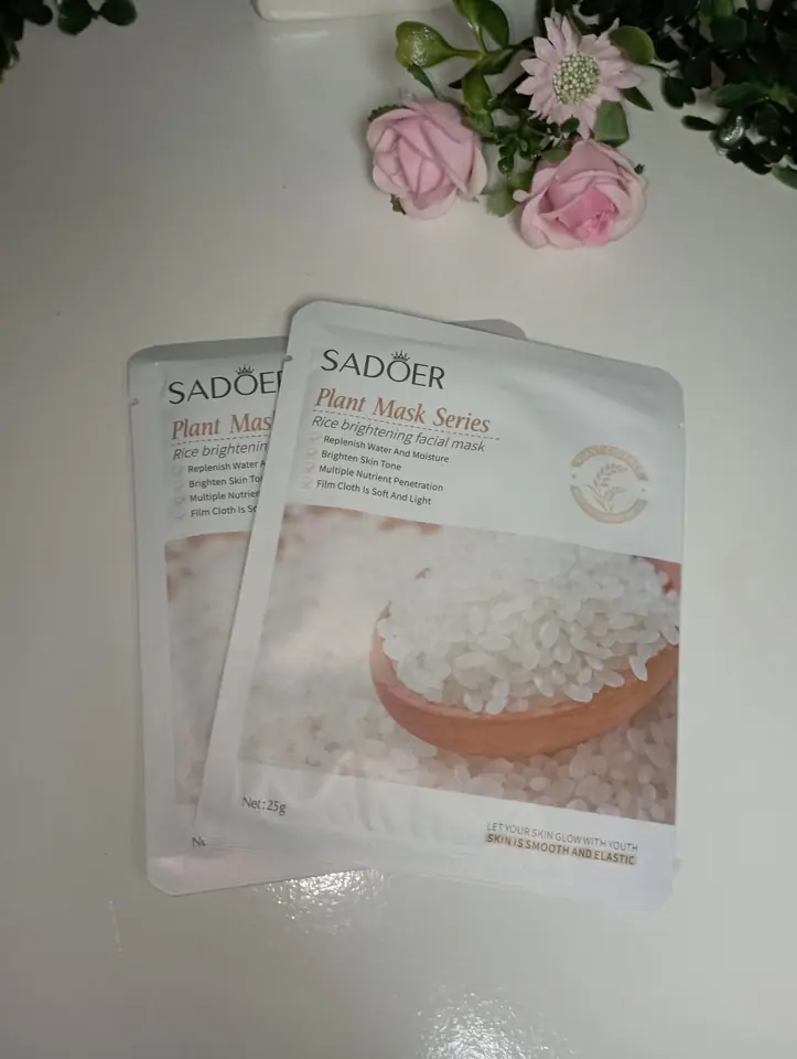 Mascarilla Facial Iluminadora de Arroz