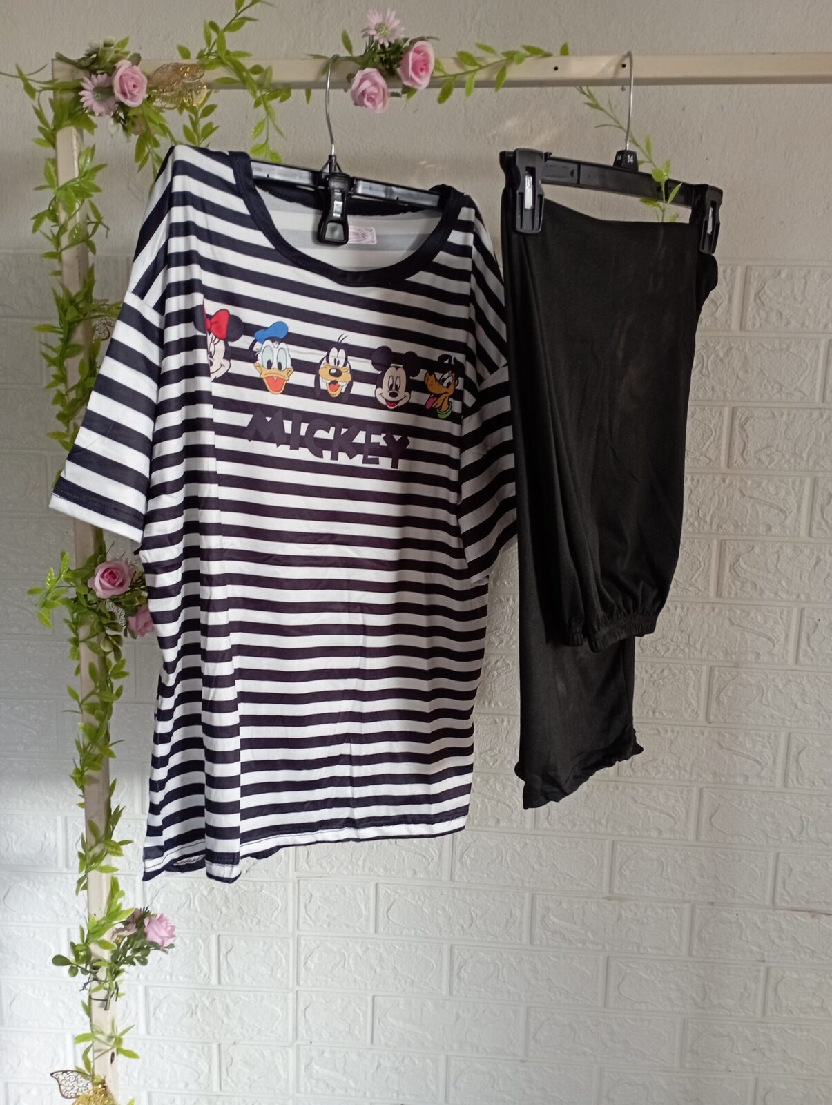 Pijama dos piezas, talle único