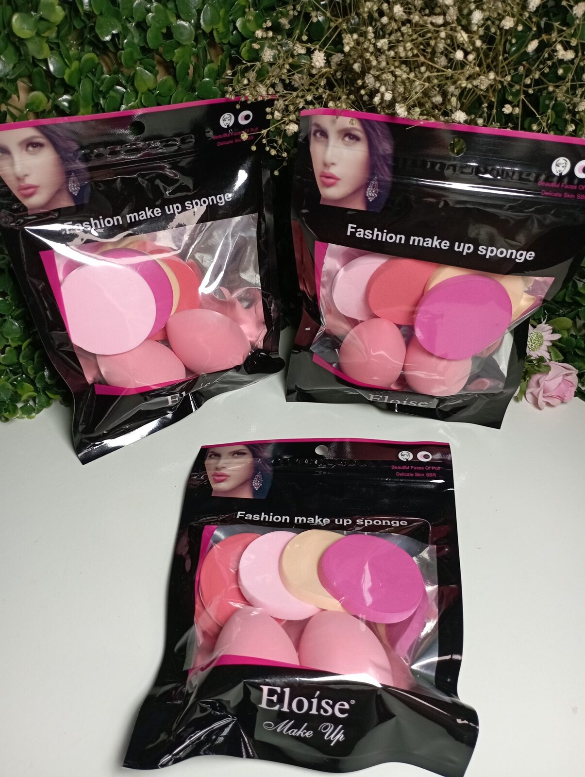 Set de Esponjas y Discos de Maquillaje