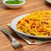 Spaghetti de maíz amarillo