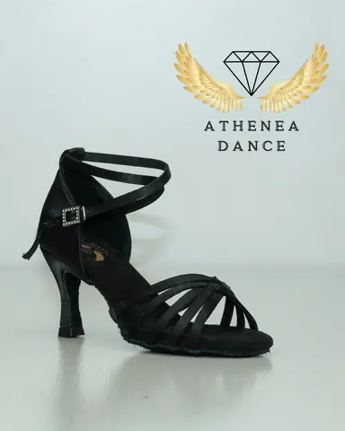 SANDALIAS NEGRAS 7,5 cm
