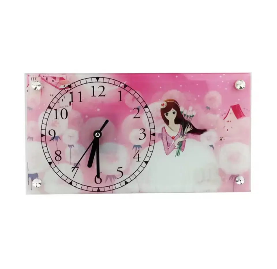 RELOJ EN VIDRIO