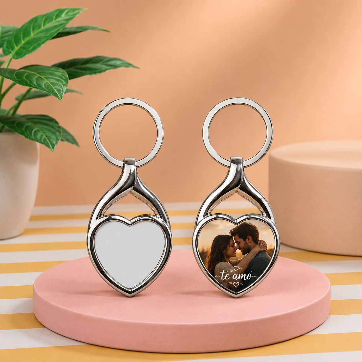 LLAVERO METAL CORAZON