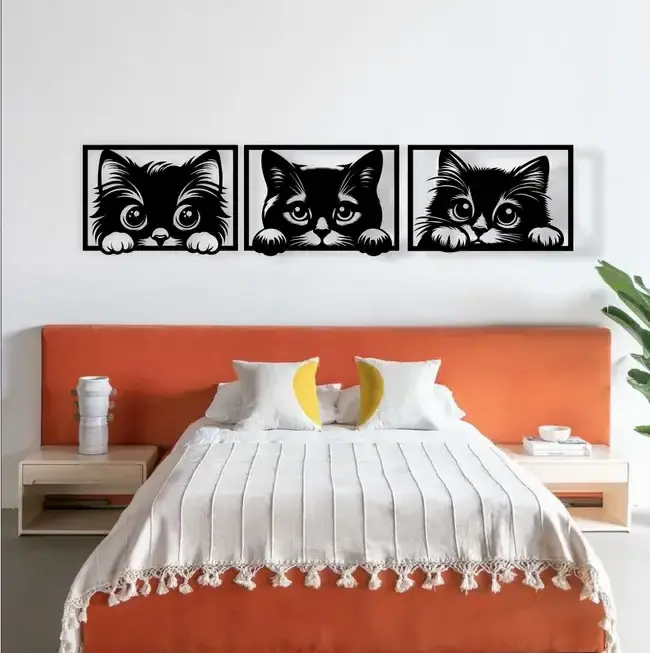 Cuadro decorativo gatos modelo 1