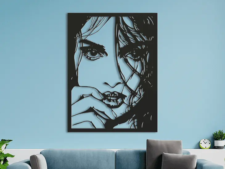 Cuadro decorativo mujer