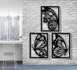 Cuadro decorativo mariposas