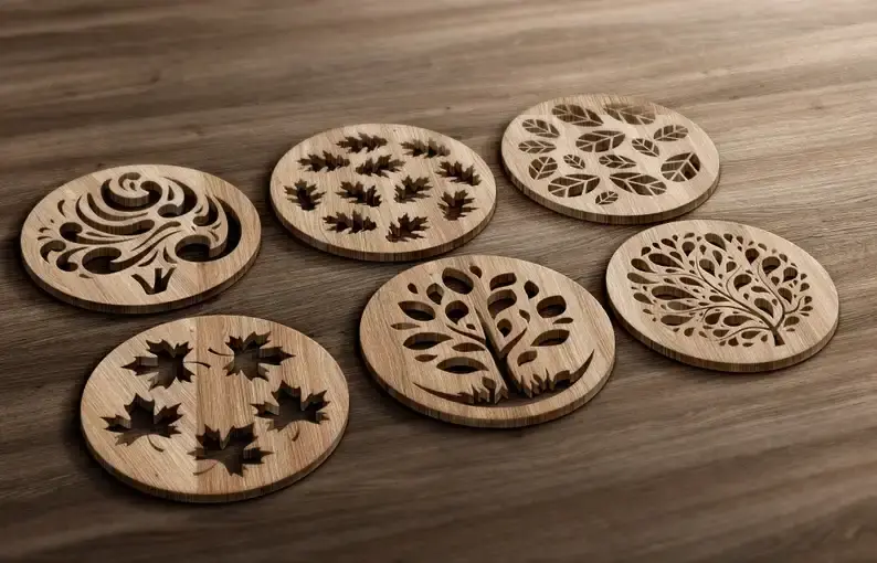 Posavasos arboles y hojas a elección