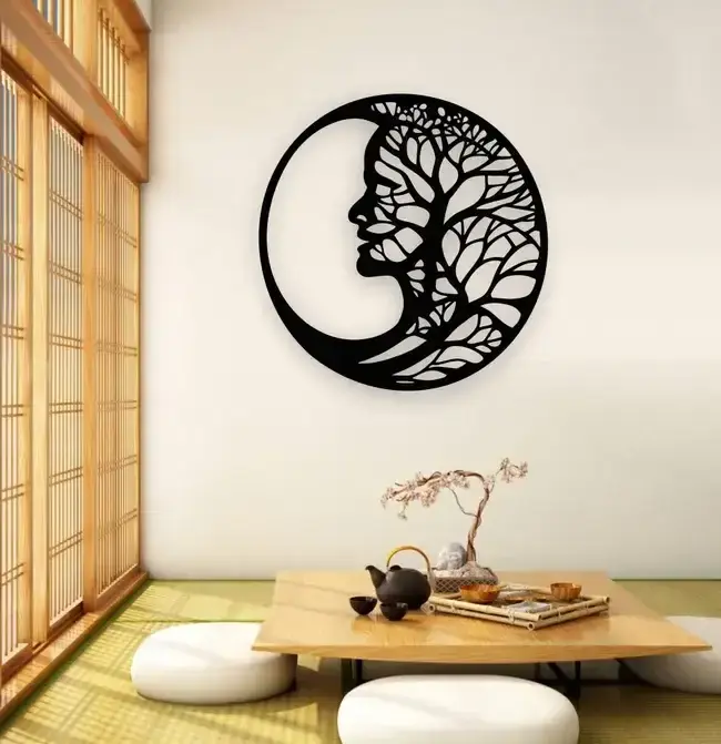 Cuadro decorativo arbol de la vida motivo mujer
