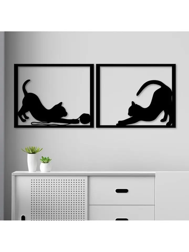 Cuadro decorativo Gatos juguetones