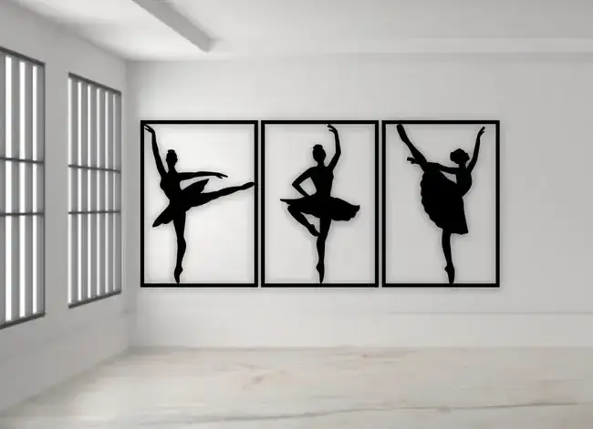 Cuadro decorativo Bailarinas motivo 2