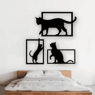 Cuadro decorativo gatos modelo 2