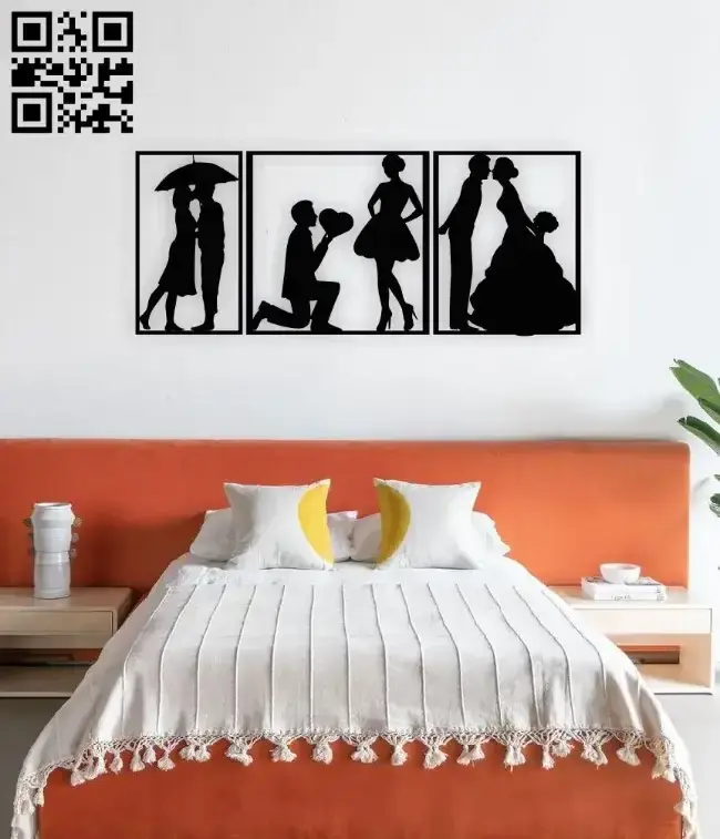 Cuadro decorativo enamorados