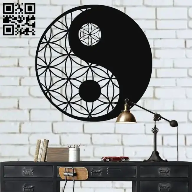 Cuadro decorativo Ying y Yang