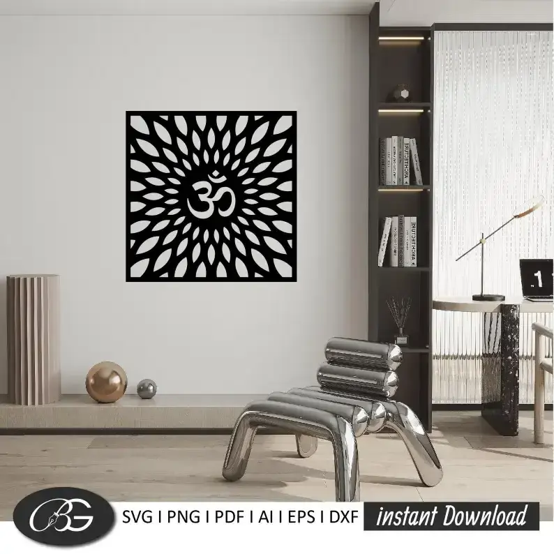 Cuadro decorativo motivo OM