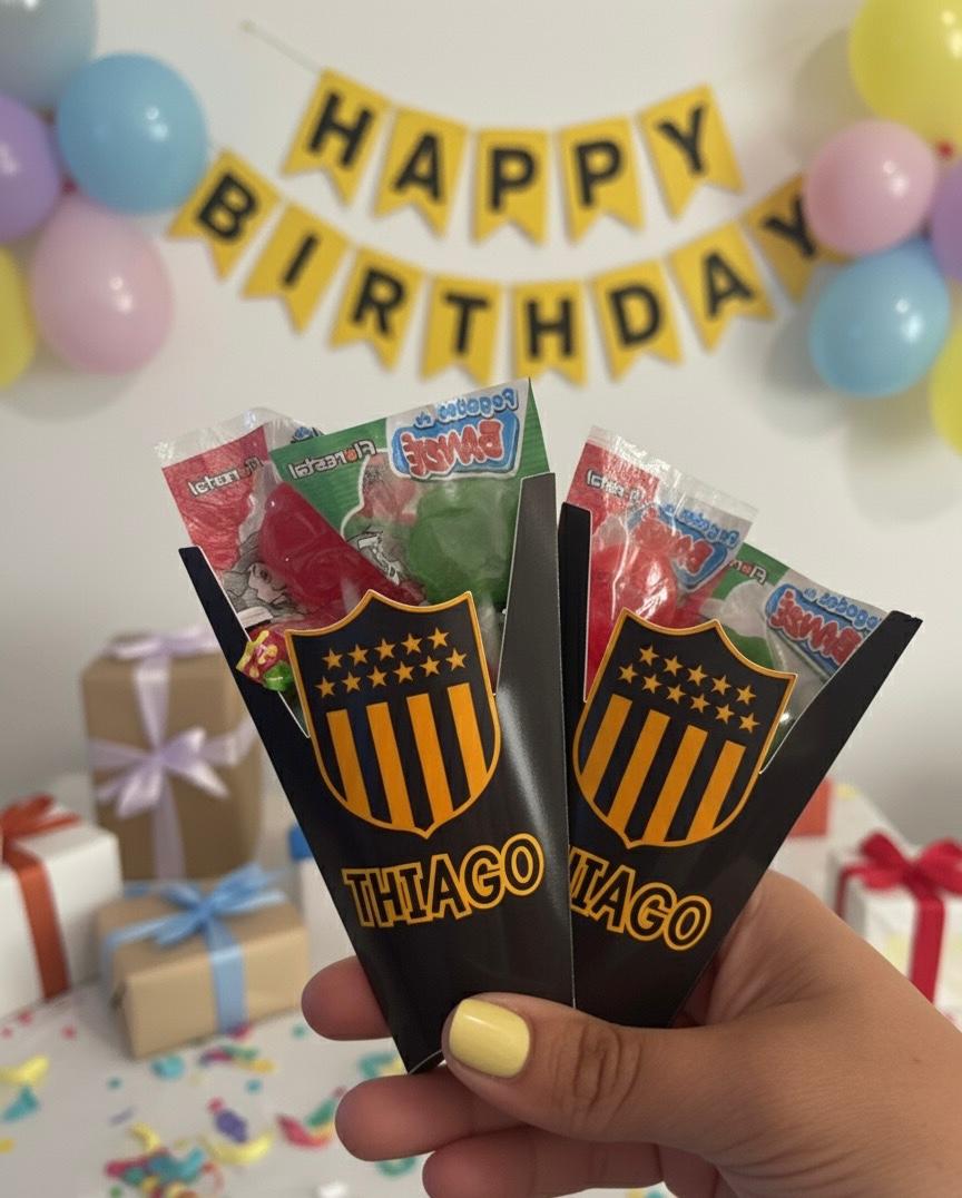 Mini conito de caramelos