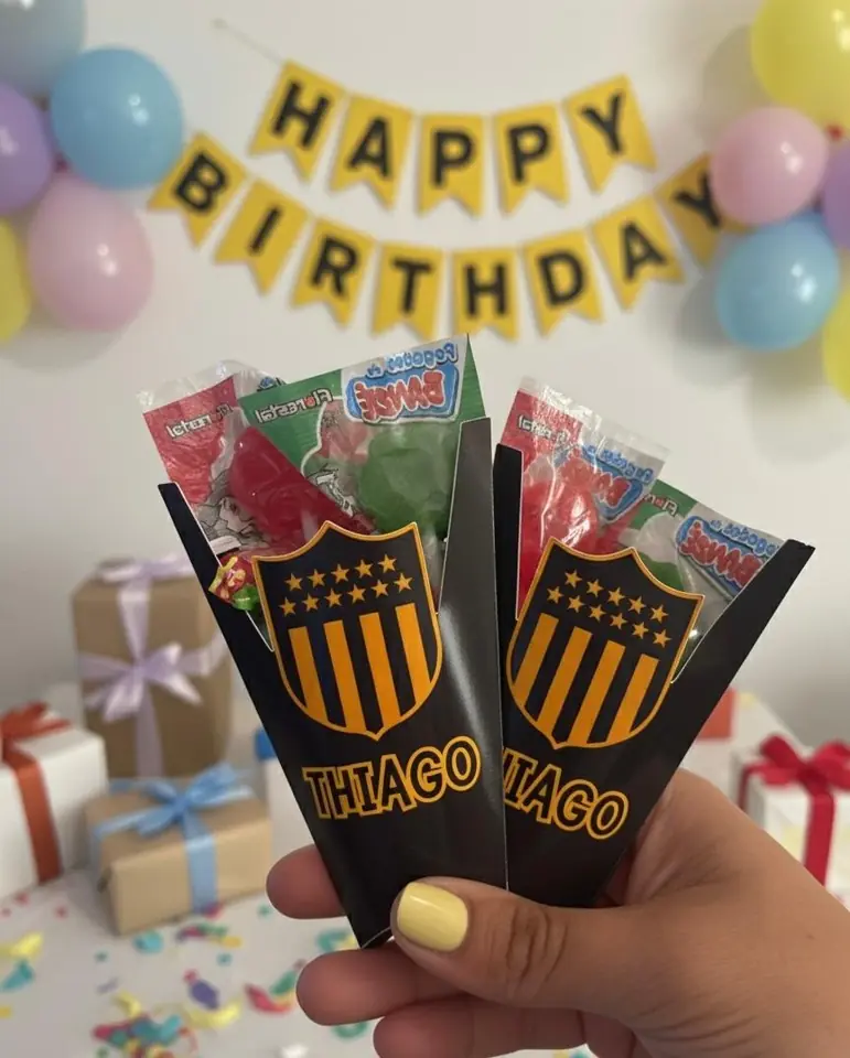 Mini conito de caramelos