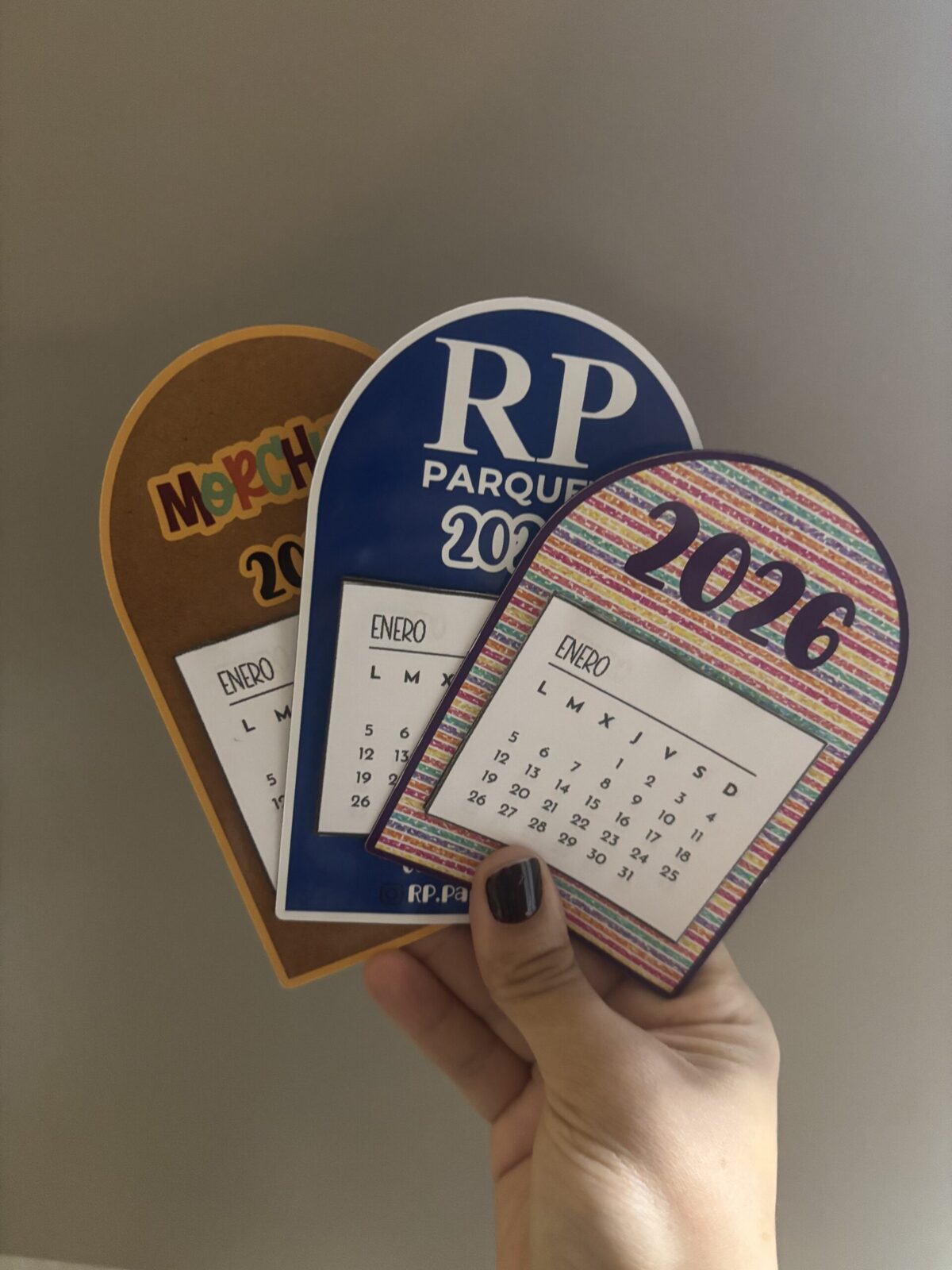 Calendario 2026 heladera