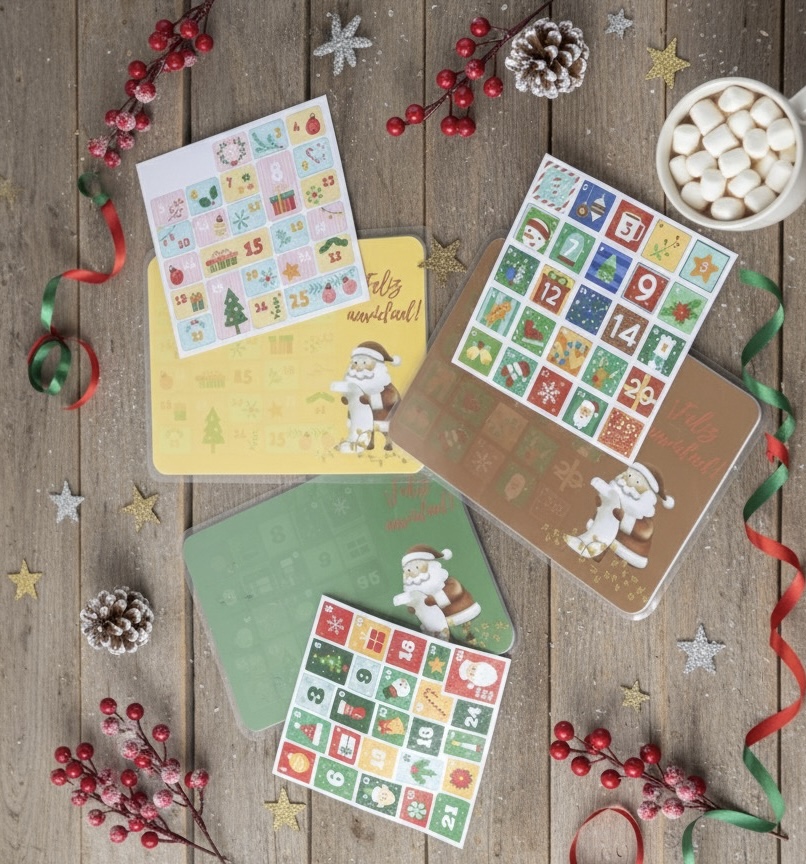 Calendario adviento stickers