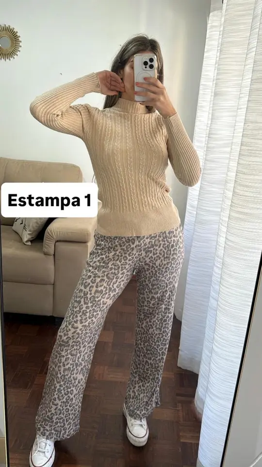 Pantalón animal print