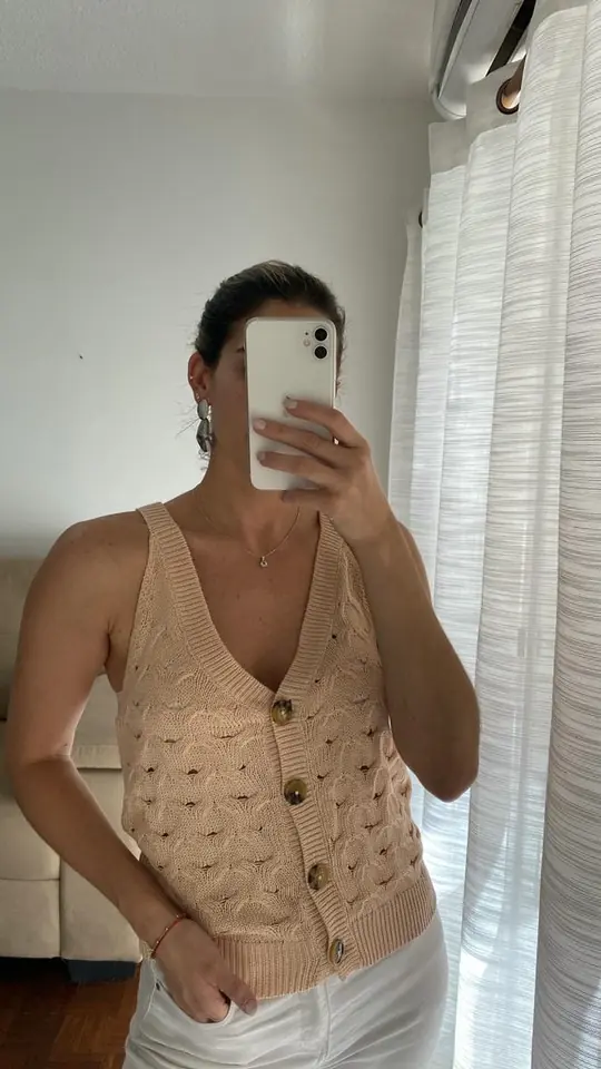 CHALECO/ MUSCULOSA TEJIDO