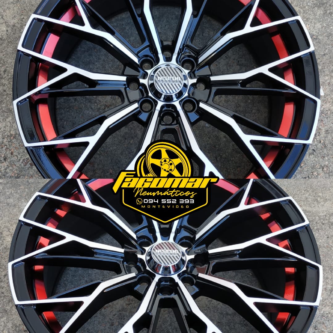 nisoshi 17x7.5  pase 4x100 4x114