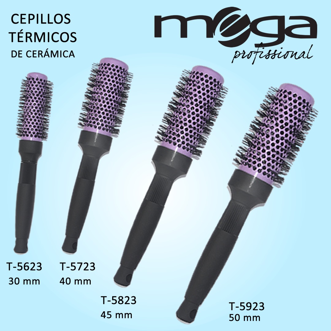 CEPILLOS DE BRASHING TERMICOS MEGA LILA